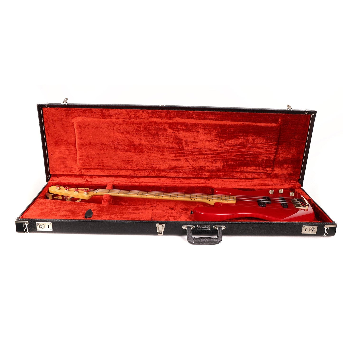 1981 Charvel Pre-Pro Bass Birdseye Maple Transparent Red