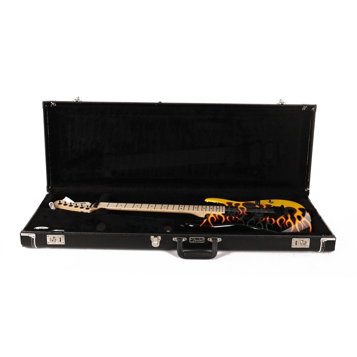 Charvel USA San Dimas Style 1 HH Flame Graphic Yellow 2008