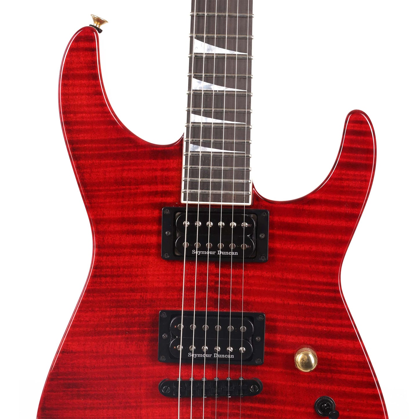 Jackson Custom Shop SL2H-V Soloist Transparent Red Music Zoo Exclusive
