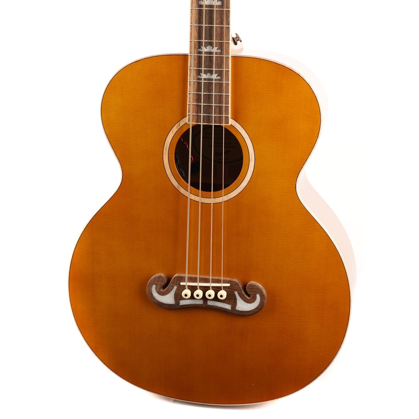 Epiphone El Capitan J-200 Studio Acoustic-Electric Bass Aged Vintage Natural Used