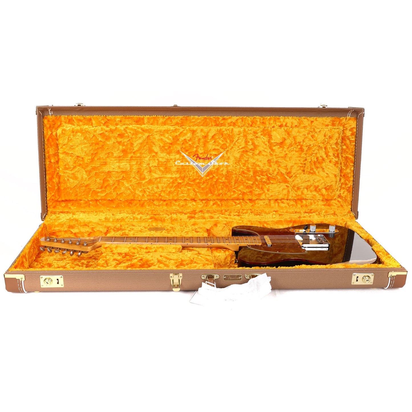 Fender Custom Shop 1960 Custom Telecaster Relic Shell Black with Tortoise Binding 2023