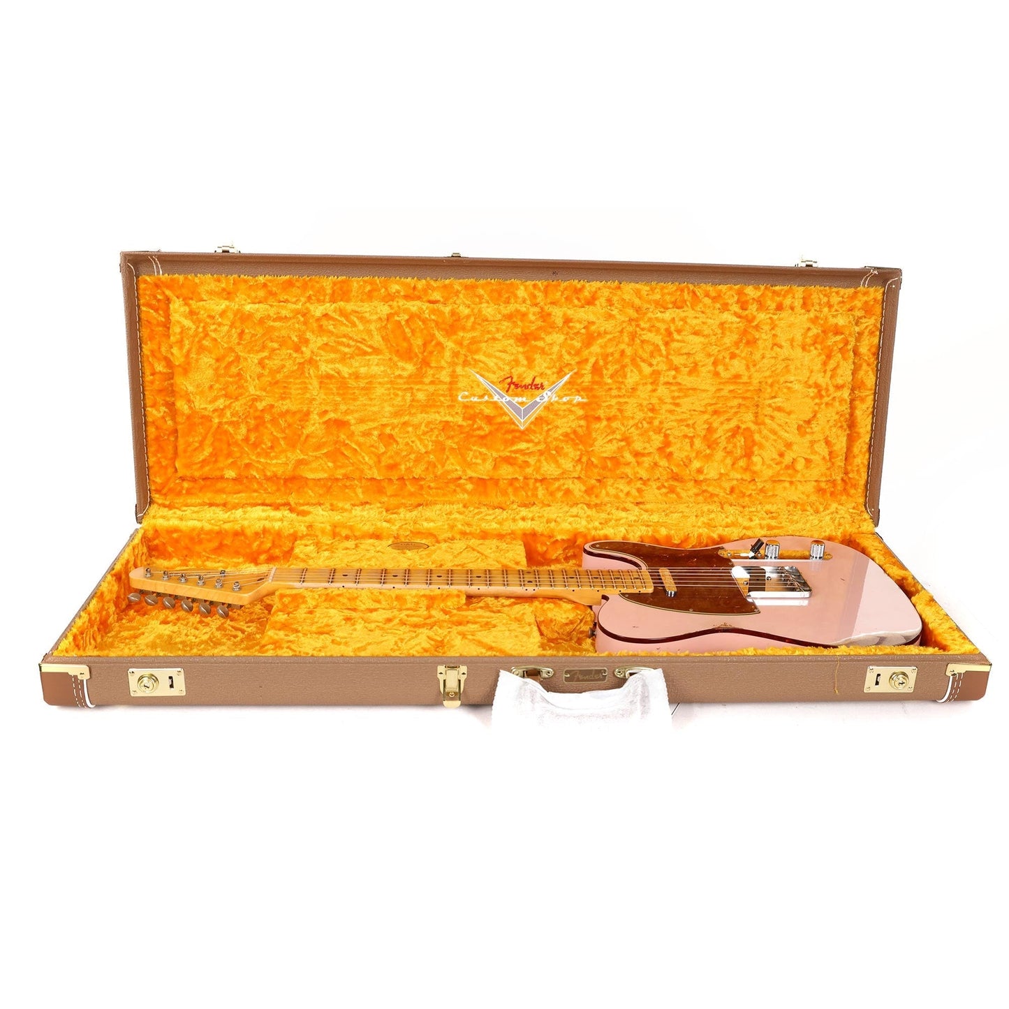 Fender Custom Shop 1960 Custom Telecaster Relic Shell Pink with Tortoise Binding 2023