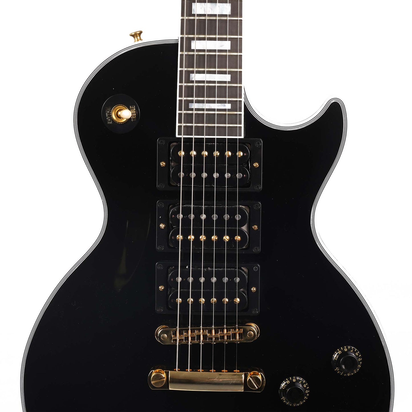 Gibson Custom Shop Les Paul Custom Made 2 Measure Triple '57 Classic Humbuckers VOS Ebony
