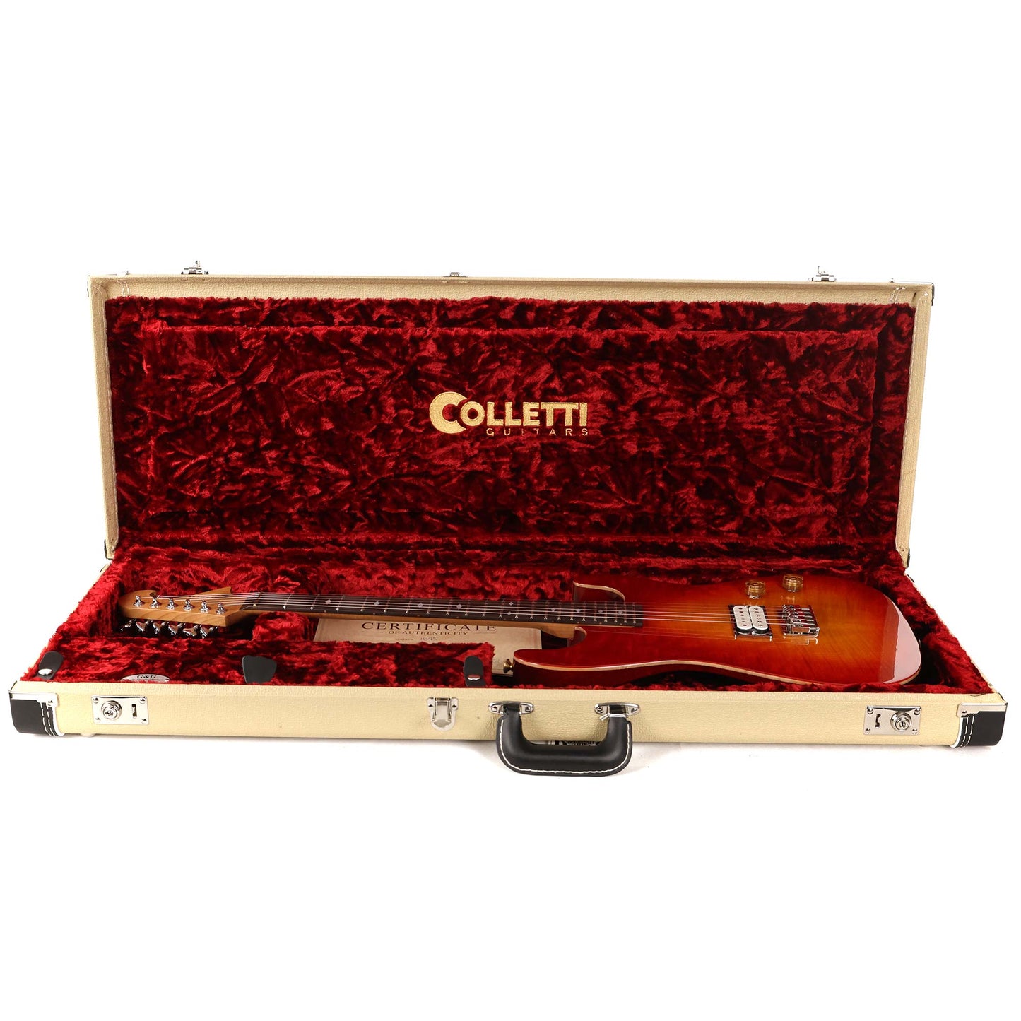 Colletti Guitars Speed of Sound Cherry Sunburst Single Pickup