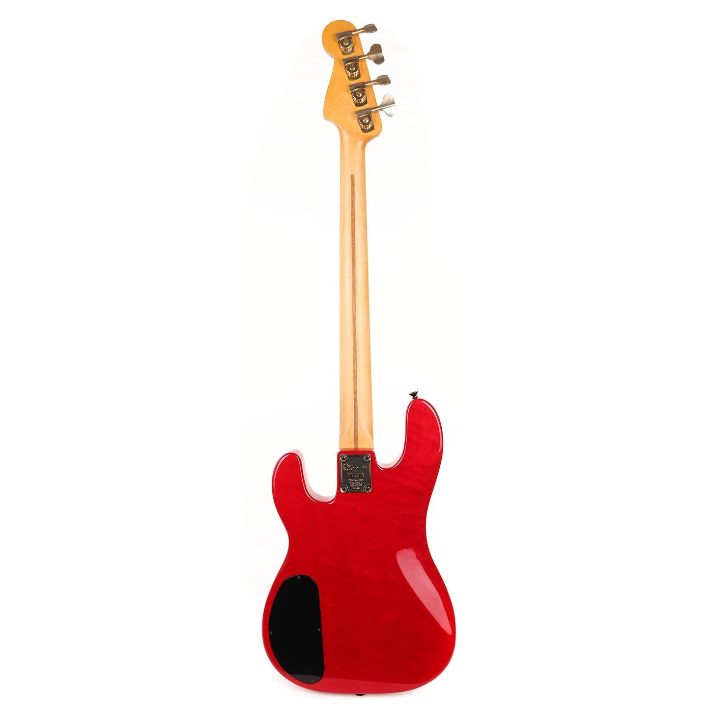 1981 Charvel Pre-Pro Bass Birdseye Maple Transparent Red