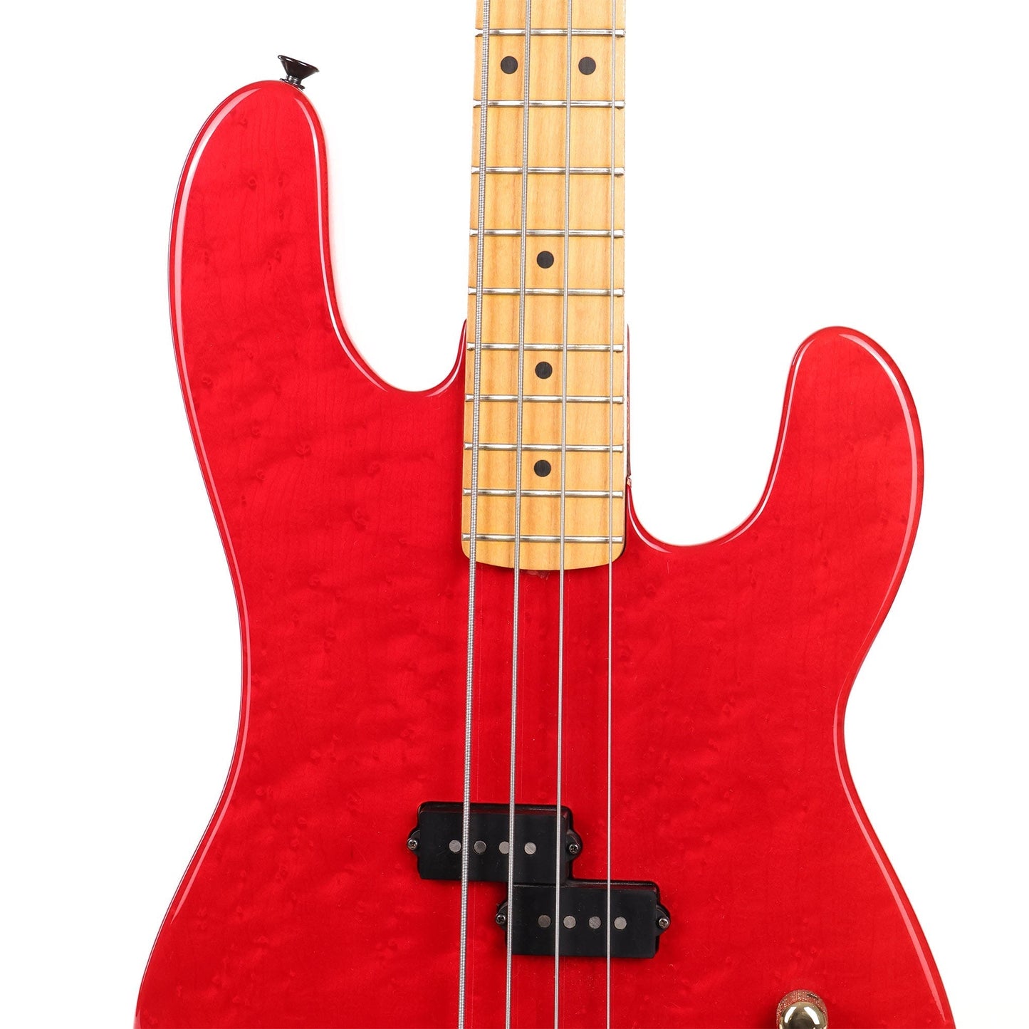 1981 Charvel Pre-Pro Bass Birdseye Maple Transparent Red