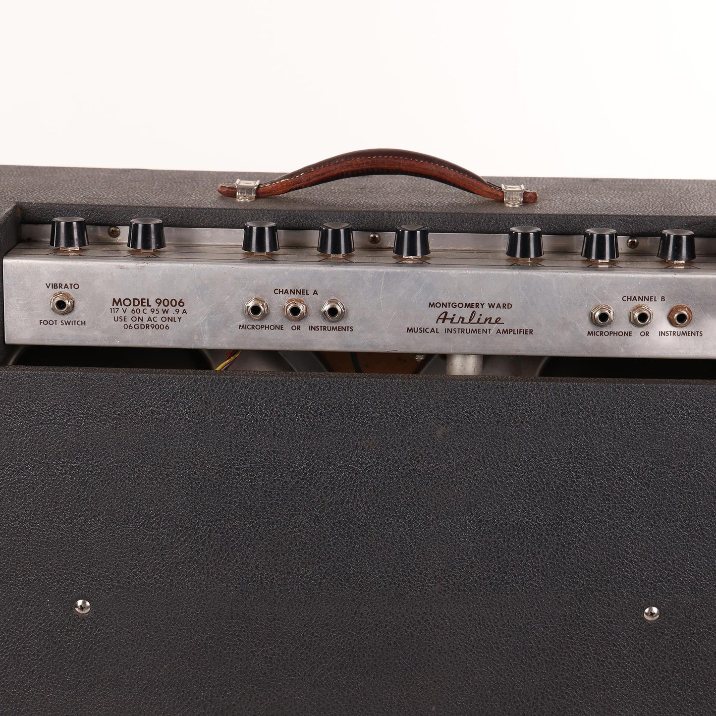 1960s Airline 9006 2x15 Combo Amplifier Local Pickup Only