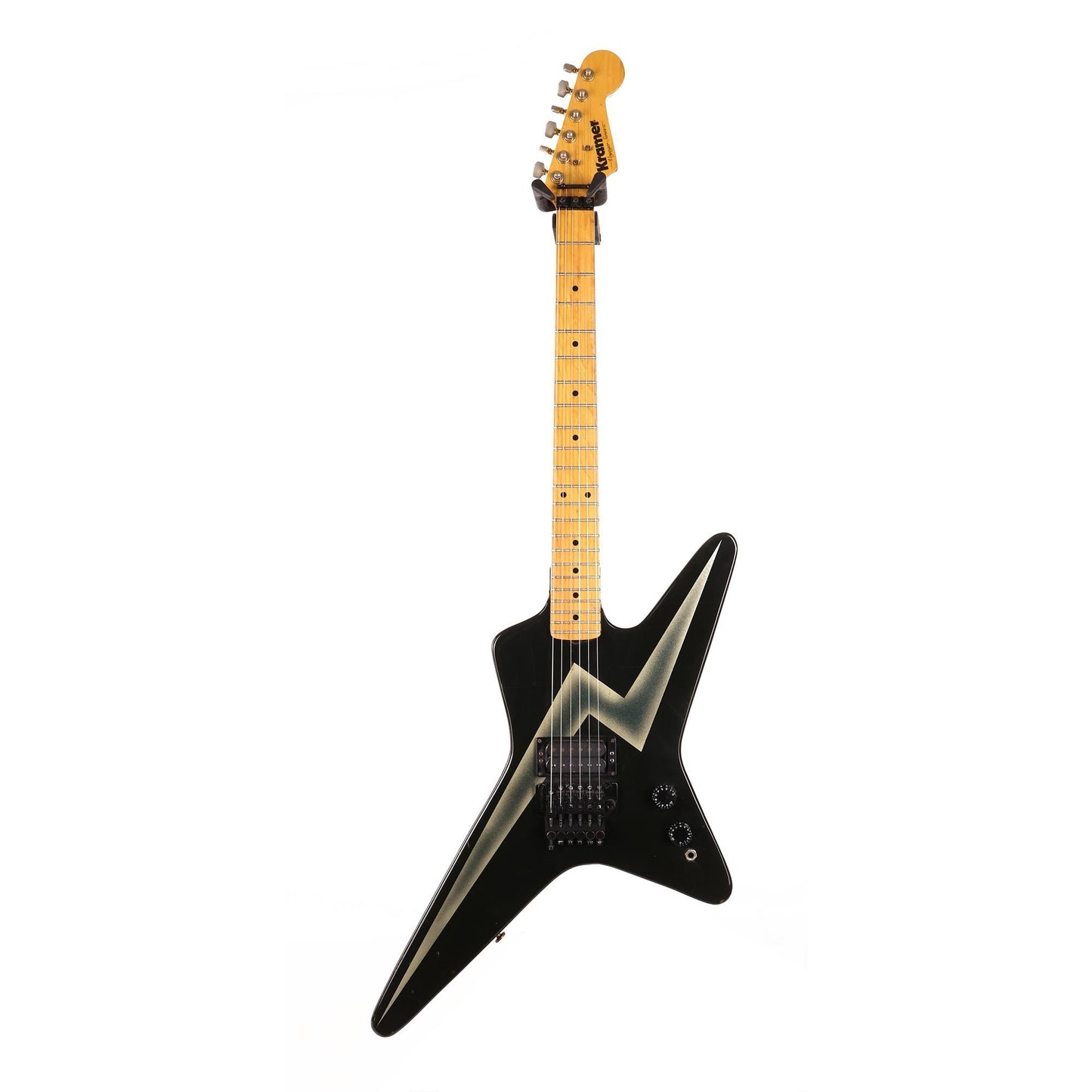 1980s Kramer Voyager Black with Lightning Bolt