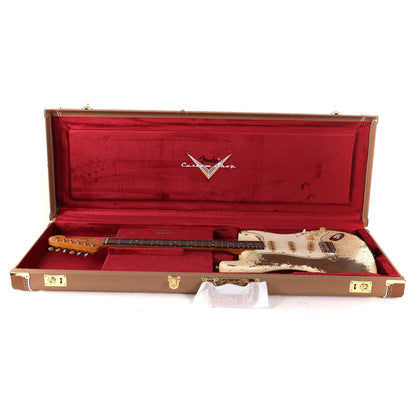 Fender Custom Shop 1960 Stratocaster Ultimate Relic Masterbuilt Jason Smith Aged Olympic White