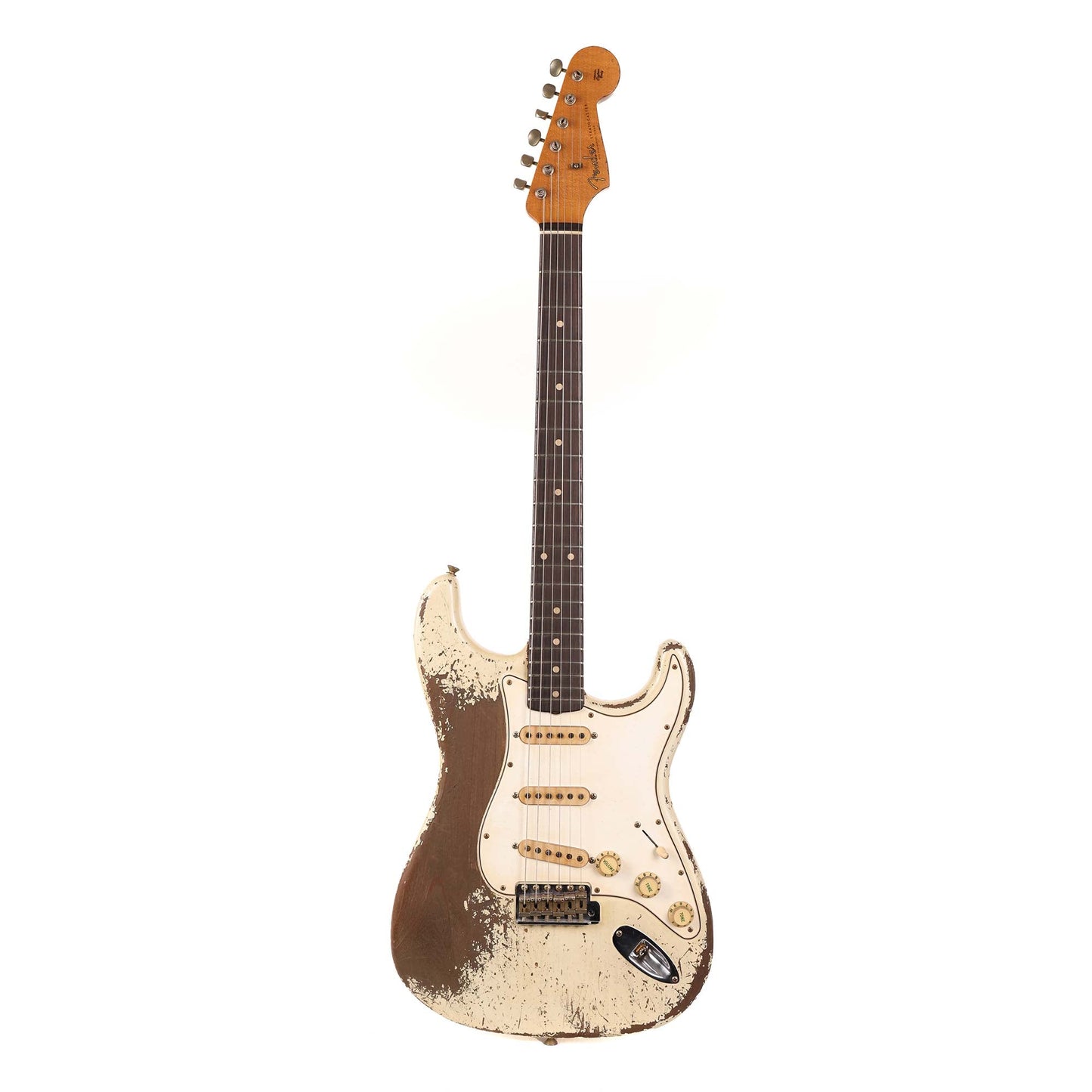 Fender Custom Shop 1960 Stratocaster Ultimate Relic Masterbuilt Jason Smith Aged Olympic White