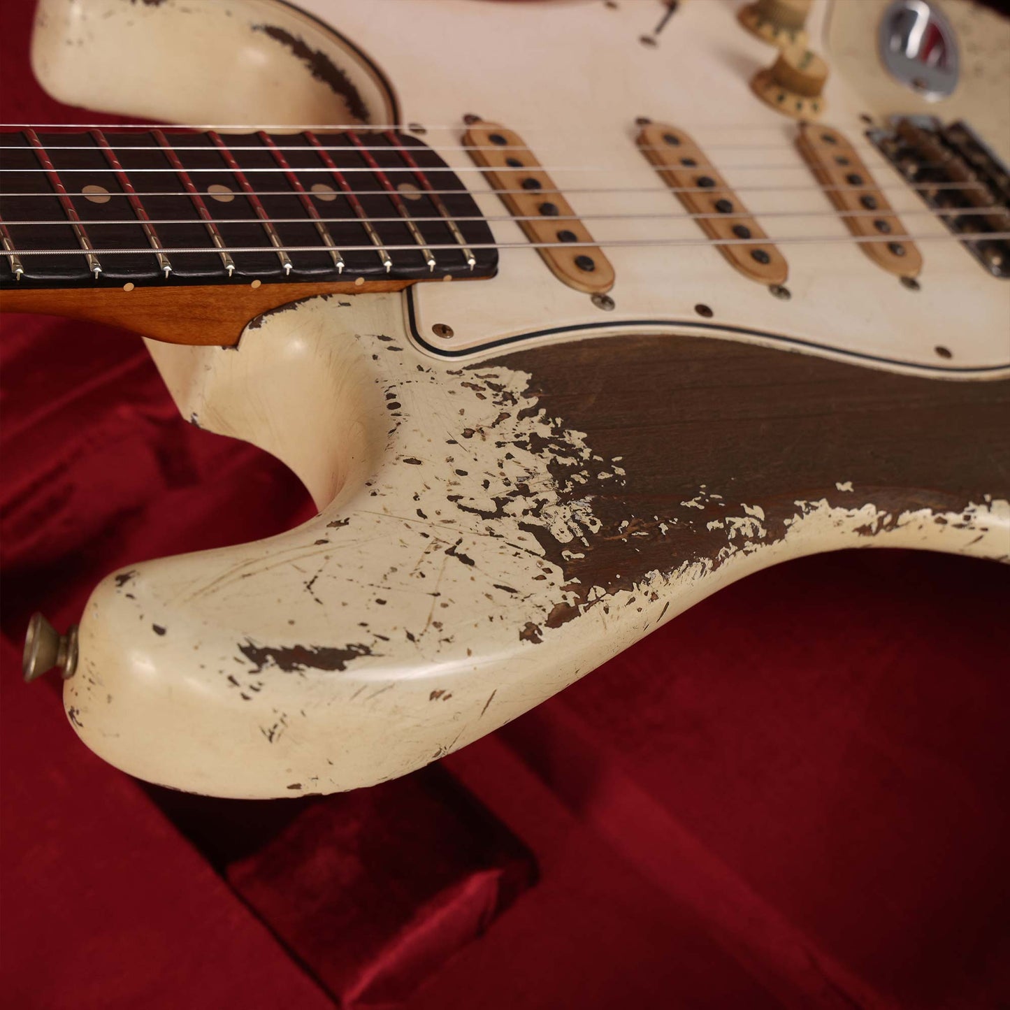 Fender Custom Shop 1960 Stratocaster Ultimate Relic Masterbuilt Jason Smith Aged Olympic White