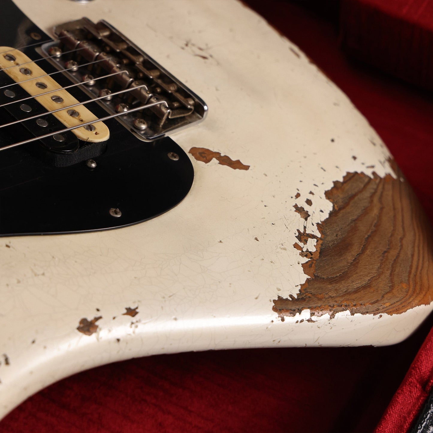 Fender Custom Shop 1969 Stratocaster Masterbuilt Andy Hicks Heavy Relic Frost White 2023