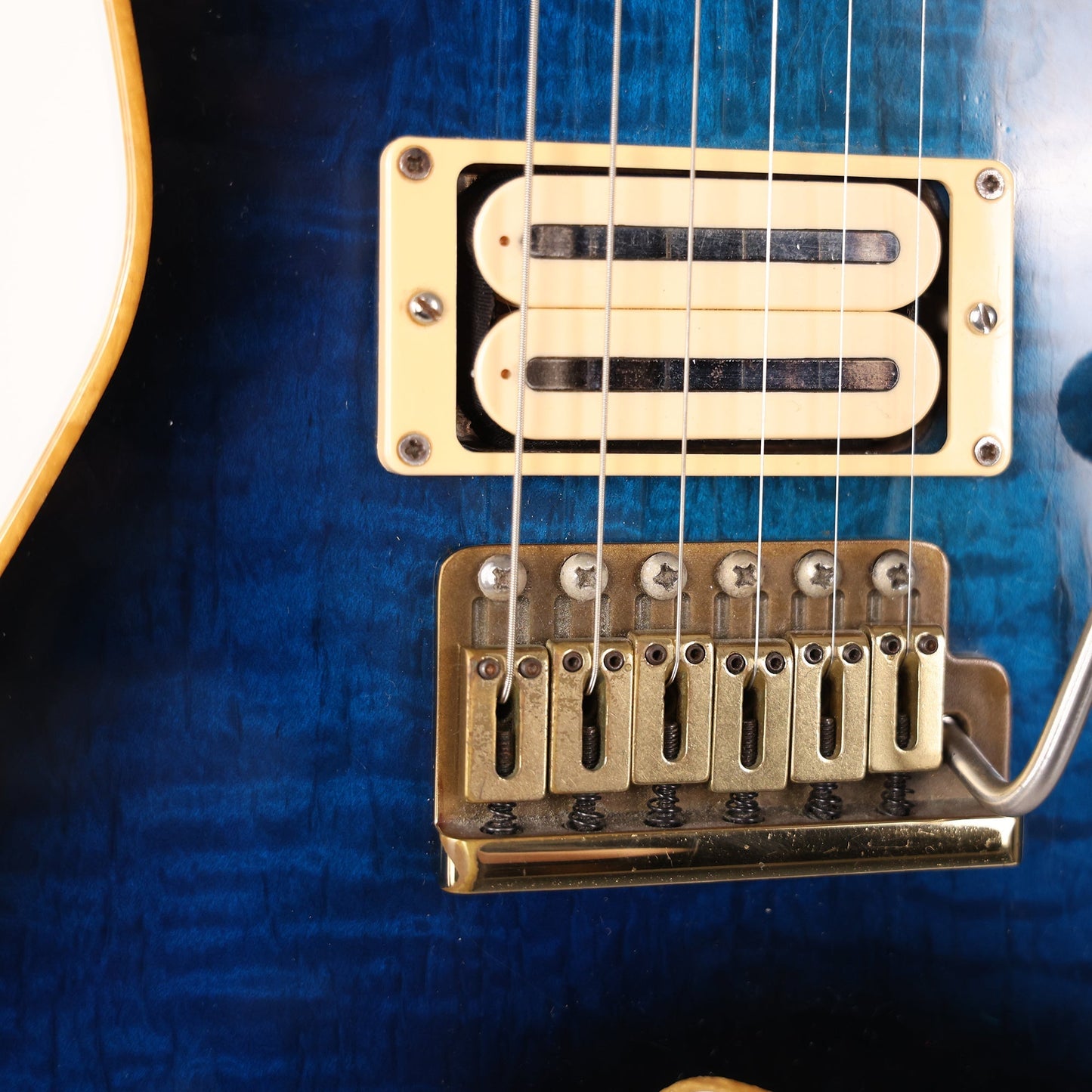 1980 Charvel 'Pre-Production' Star Flame Maple Transparent Blue