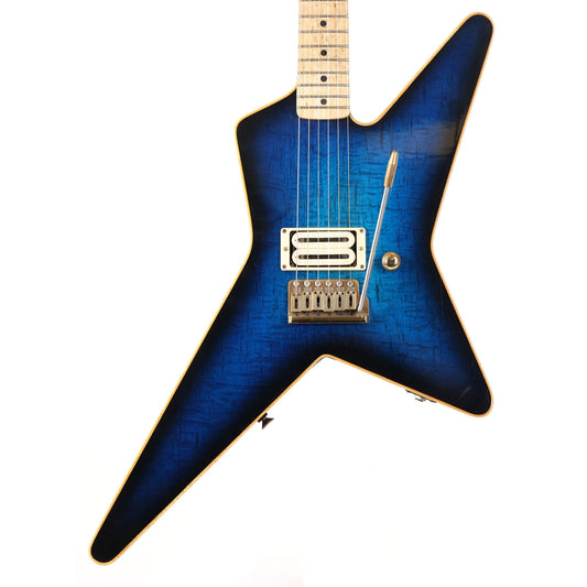 1980 Charvel 'Pre-Production' Star Flame Maple Transparent Blue