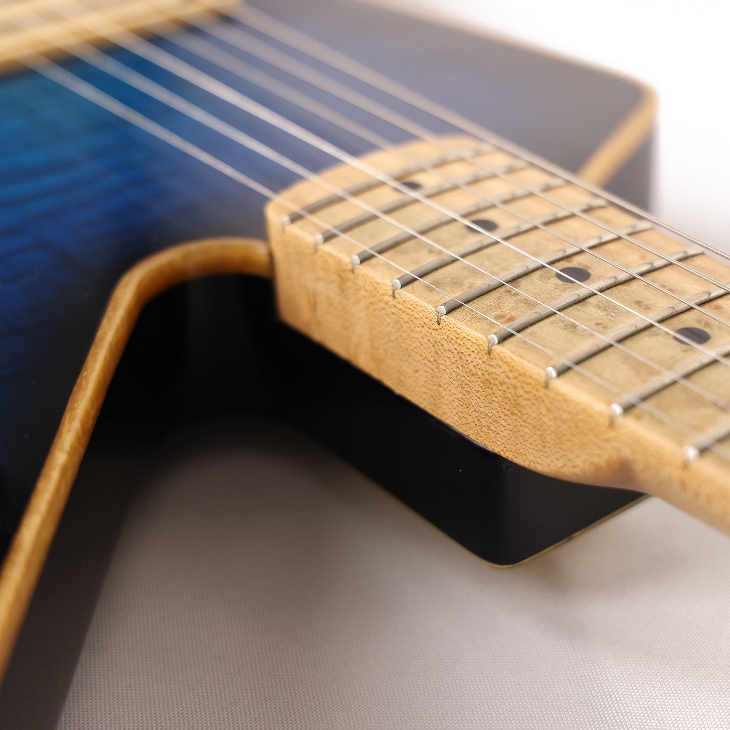 1980 Charvel 'Pre-Production' Star Flame Maple Transparent Blue