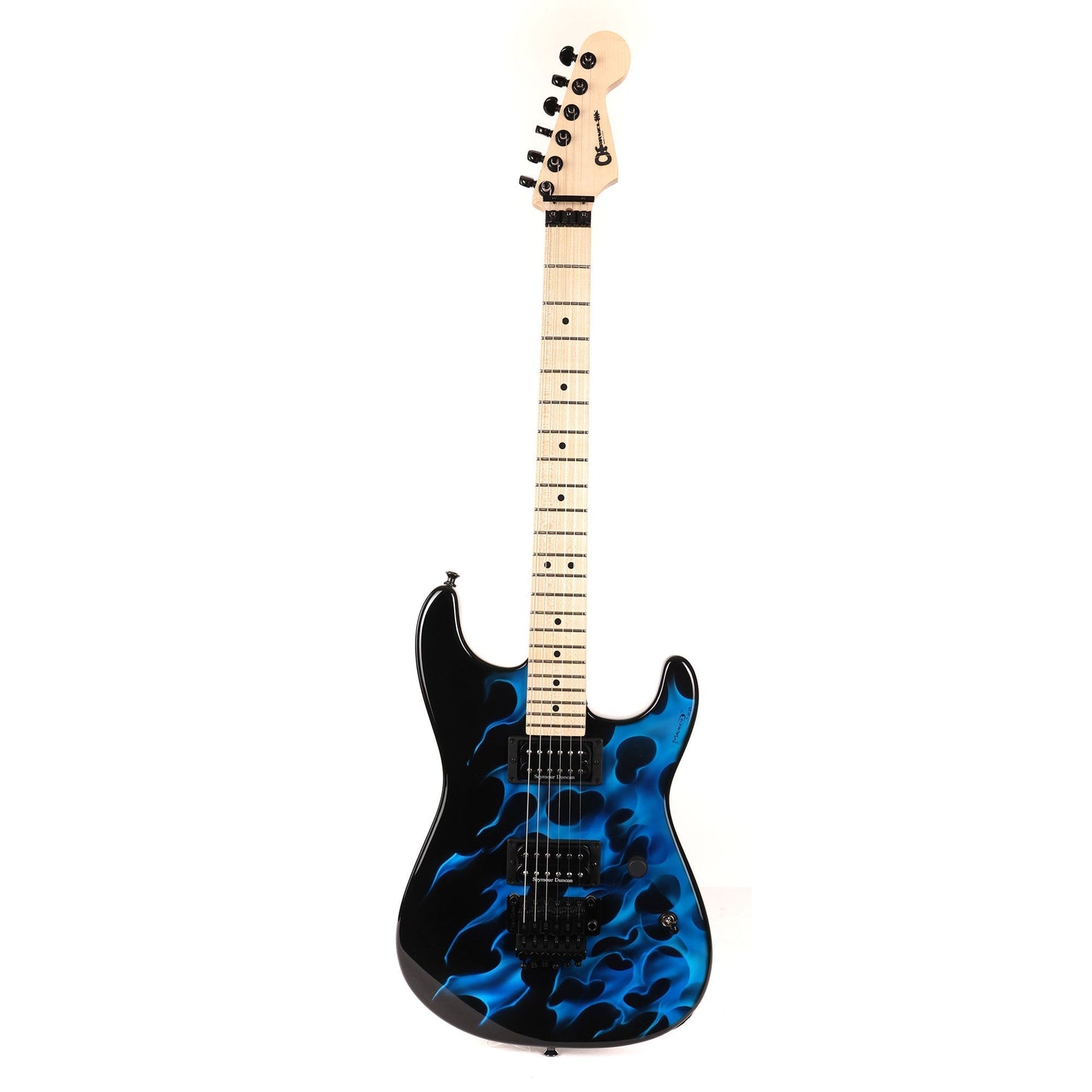 Charvel USA San Dimas Style 1 HH Flame Graphic Blue 2010