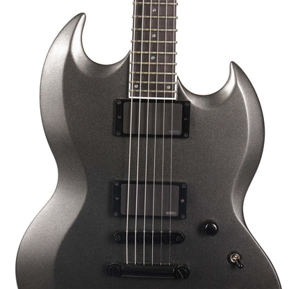 ESP E-II Viper Baritone Charcoal Metallic Satin Used