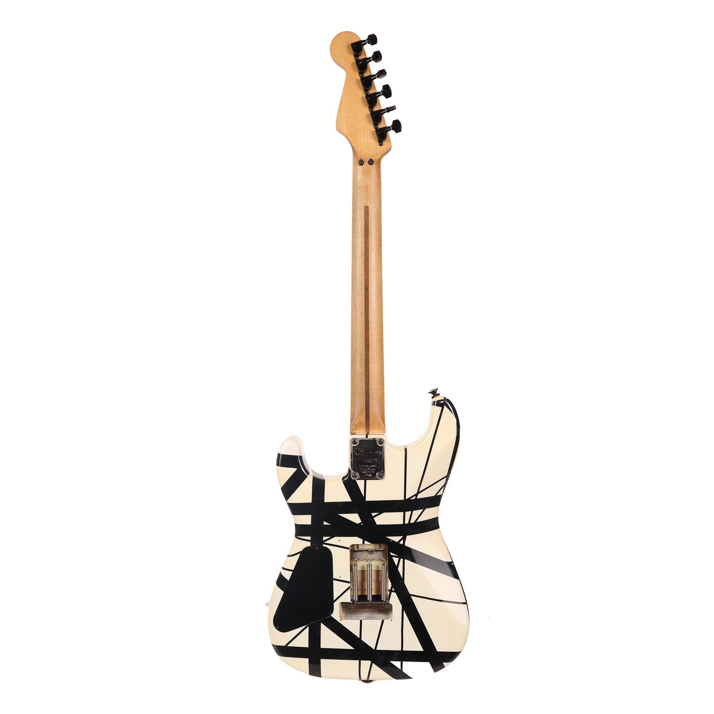 1983 Charvel Black and White Striped Guitar