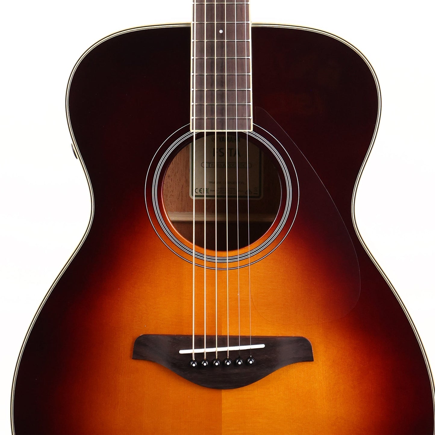 Yamaha FS-TA Transacoustic Brown Sunburst Acoustic Guitar