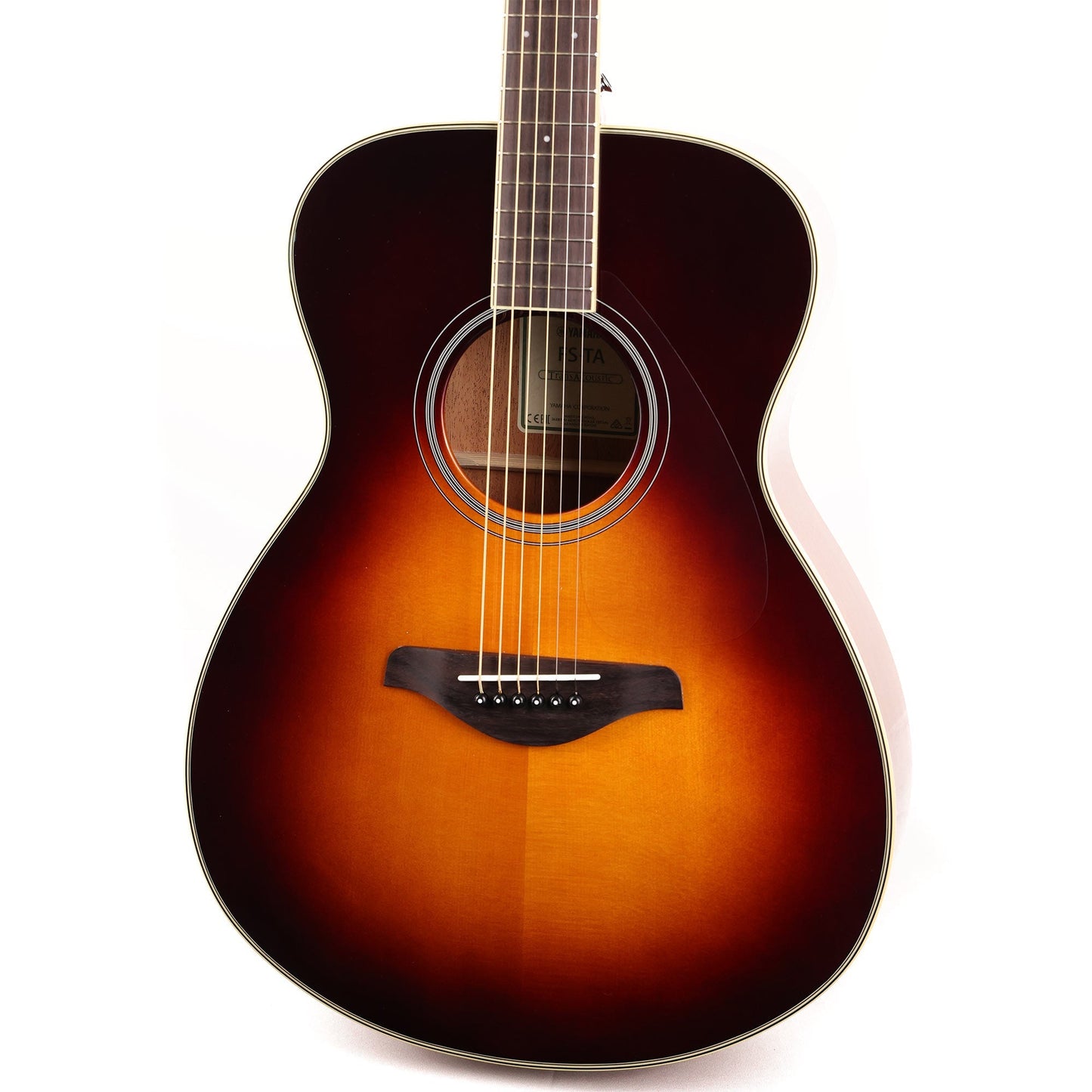 Yamaha FS-TA Transacoustic Brown Sunburst Acoustic Guitar