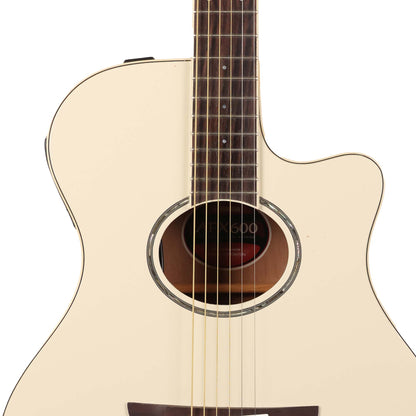 Yamaha APX600 Acoustic Electric Guitar Vintage White