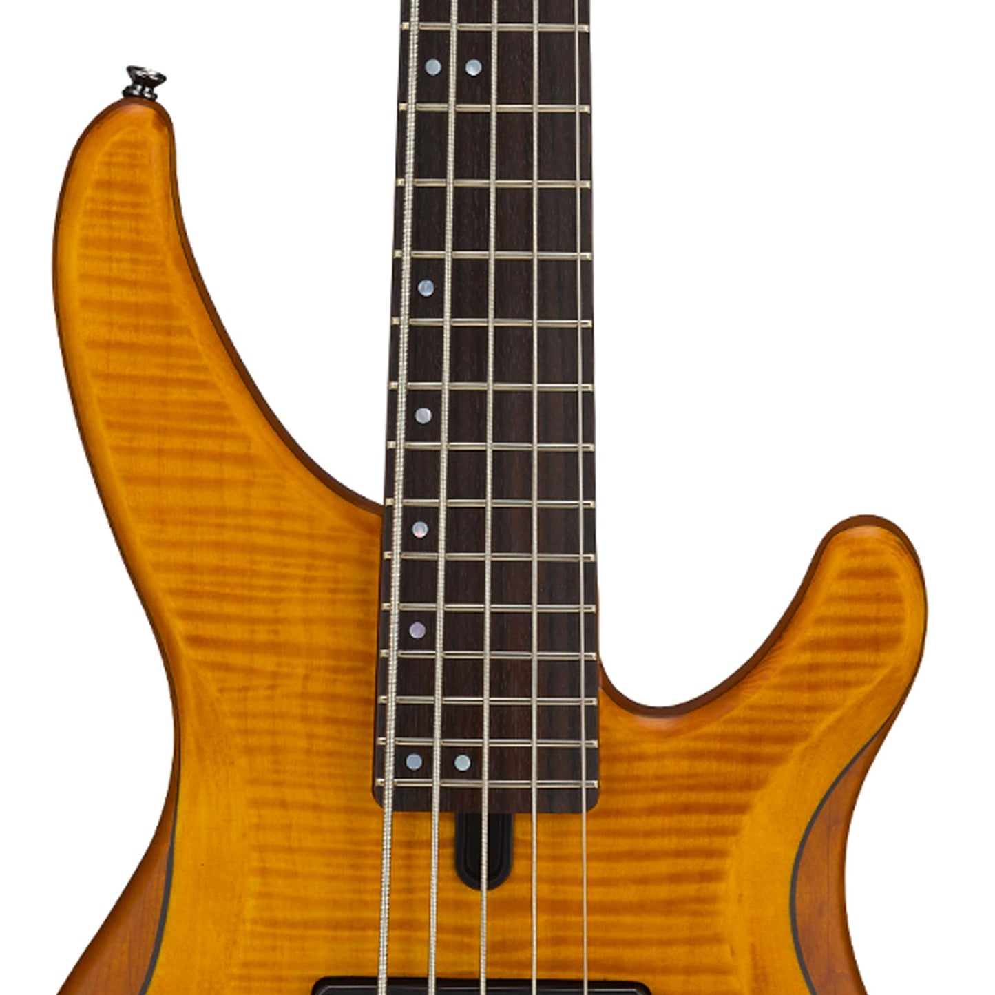 Yamaha TRBX605FM 5-String Electric Bass Guitar Matte Amber
