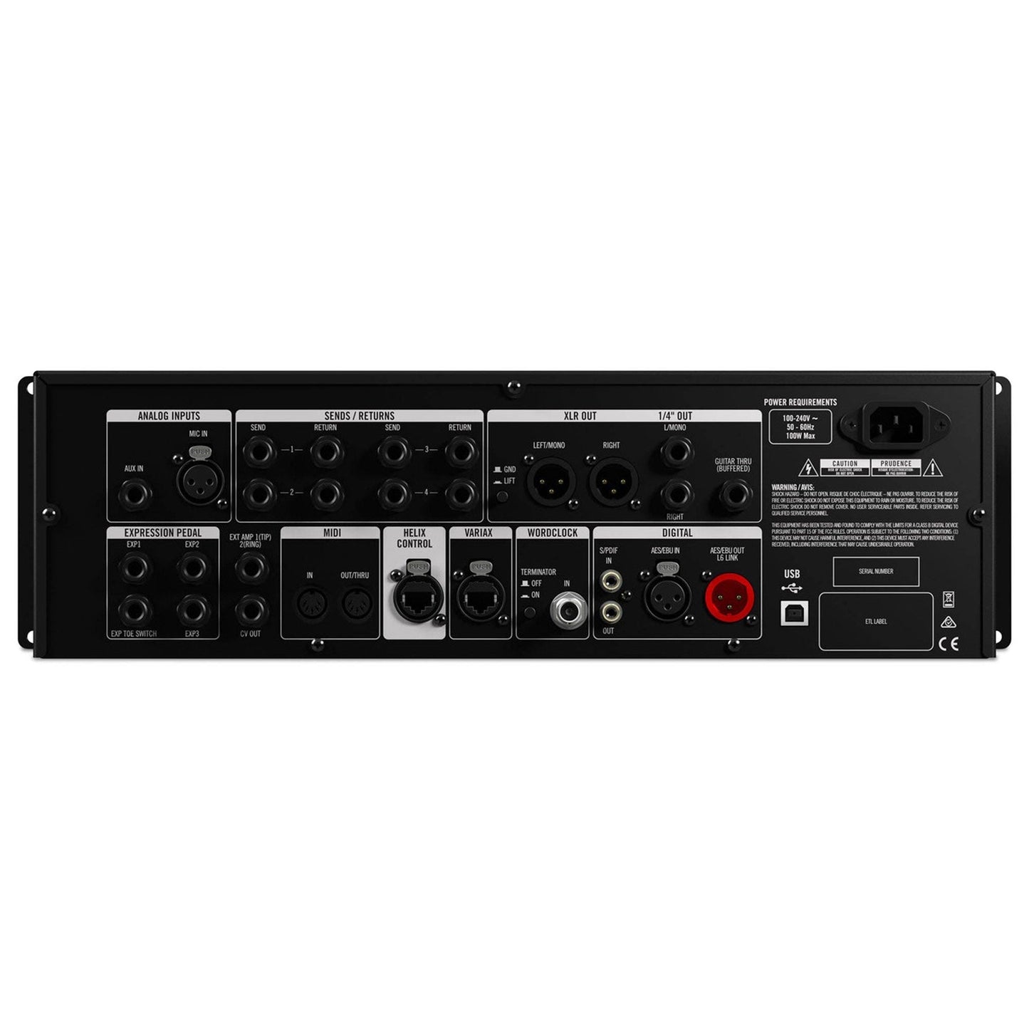 Line 6 Helix Rack Guitar Multi-Effects Processor