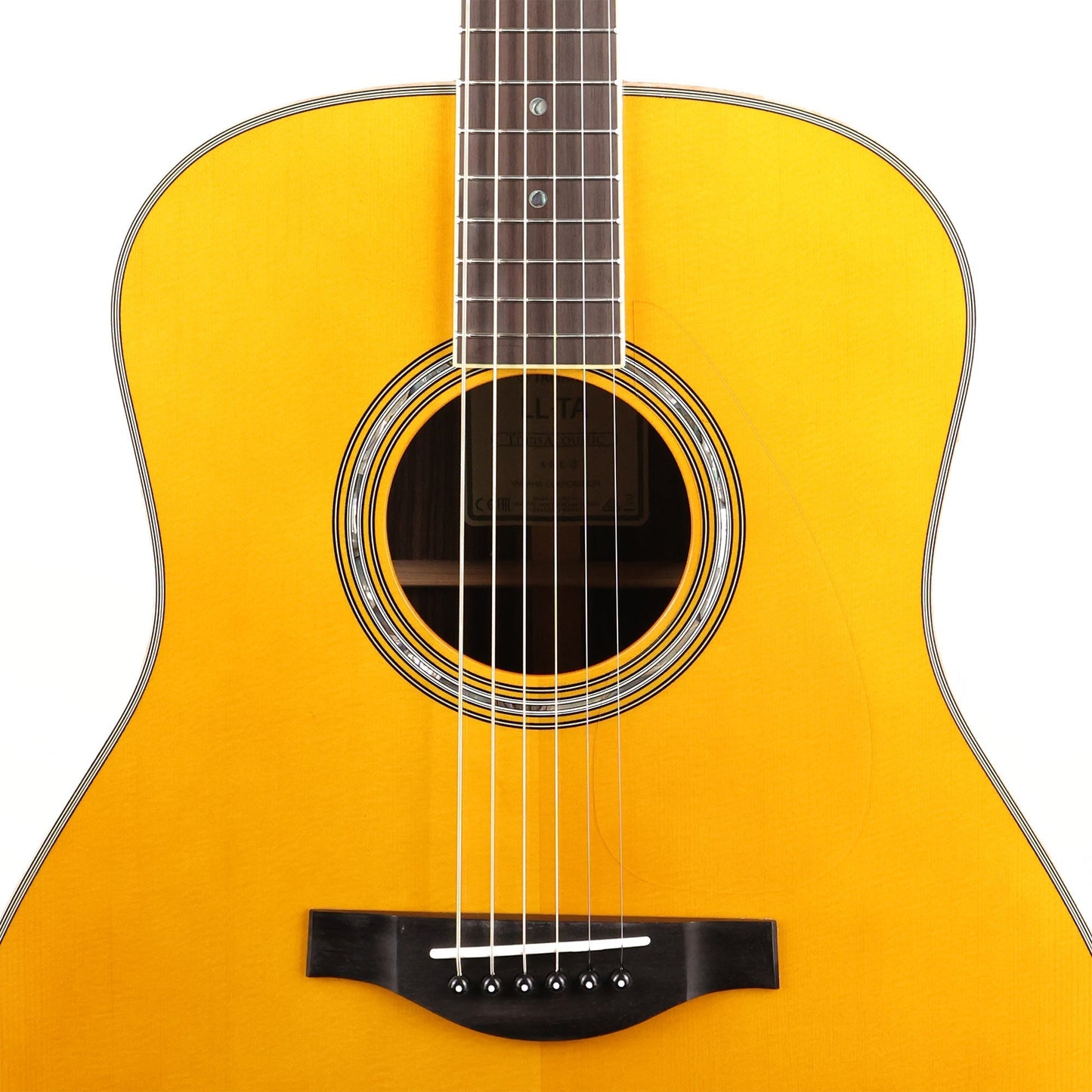 Yamaha LL-TA Transacoustic Dreadnought Acoustic Guitar Natural