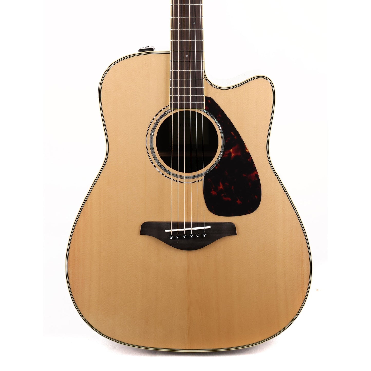 Yamaha FGX830C Dreadnought Cutaway Acoustic-Electric Natural