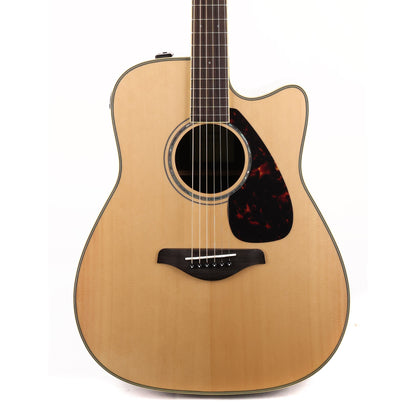 Yamaha FGX830C Dreadnought Cutaway Acoustic-Electric Natural