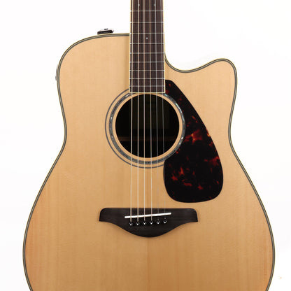 Yamaha FGX830C Dreadnought Cutaway Acoustic-Electric Natural