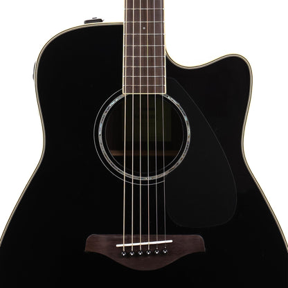 Yamaha FGX830C Dreadnought Cutaway Acoustic-Electric Black