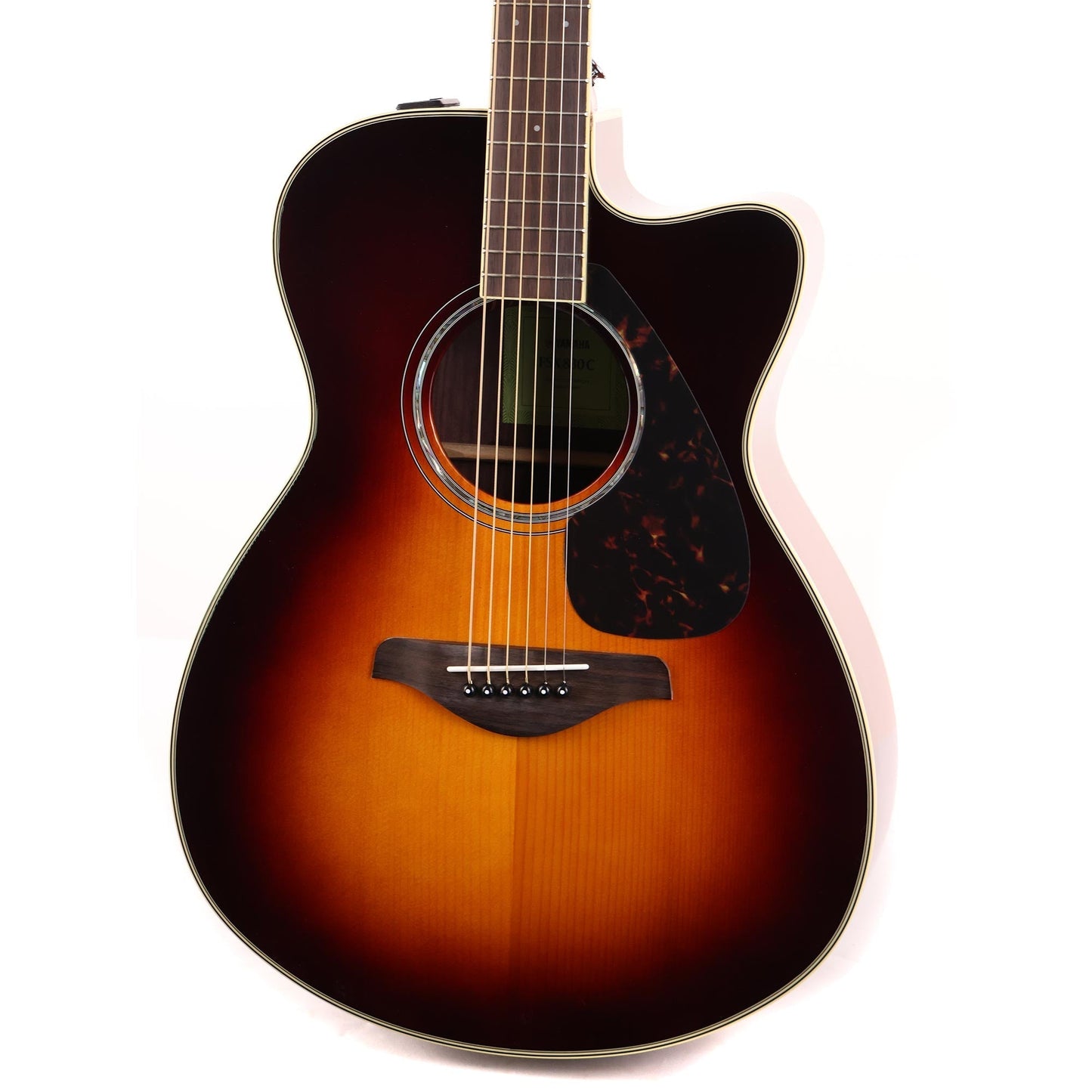Yamaha FSX830C Concert Acoustic-Electric Brown Sunburst