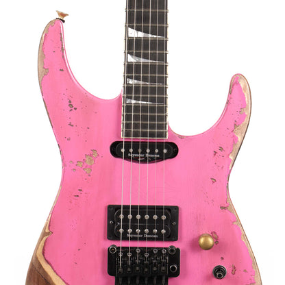 Jackson Custom Shop SL2V Nitro Aged Platinum Pink Music Zoo Exclusive