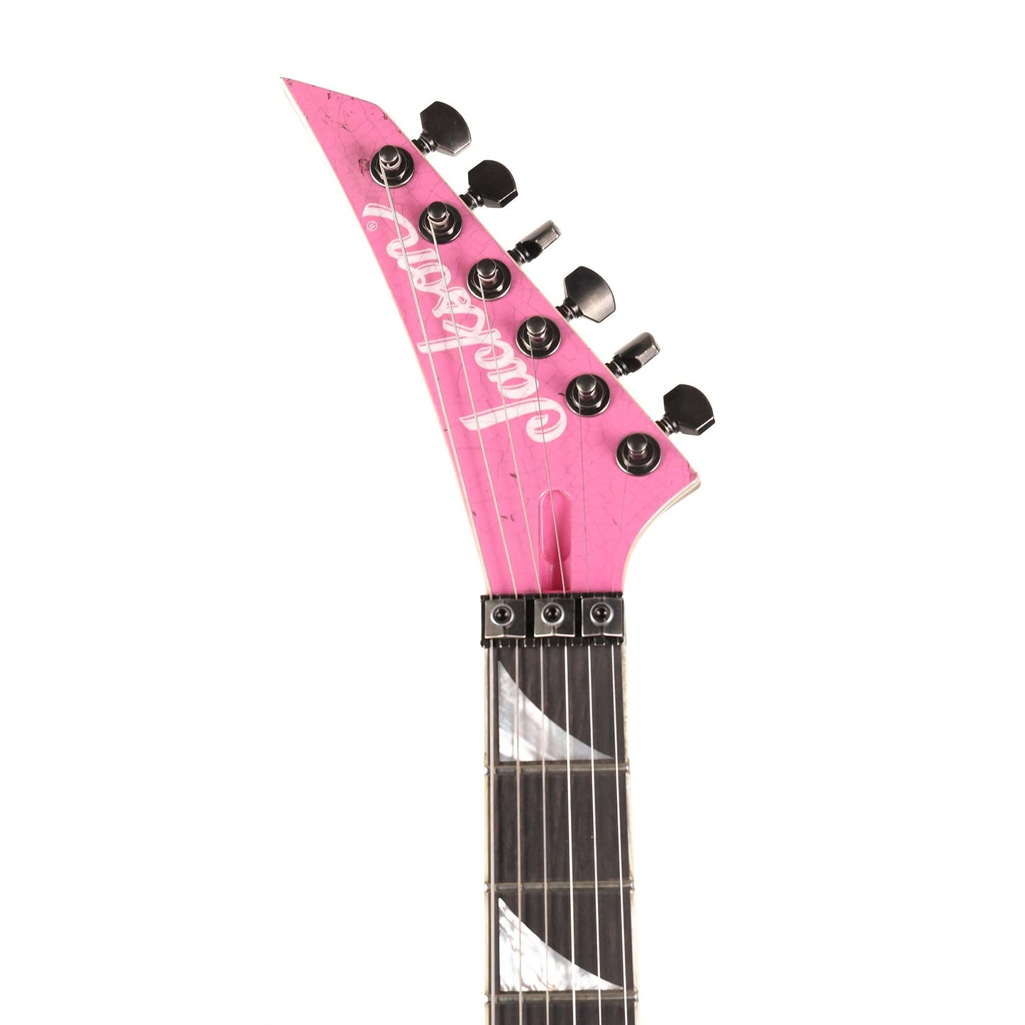 Jackson Custom Shop SL2V Nitro Aged Platinum Pink Music Zoo Exclusive