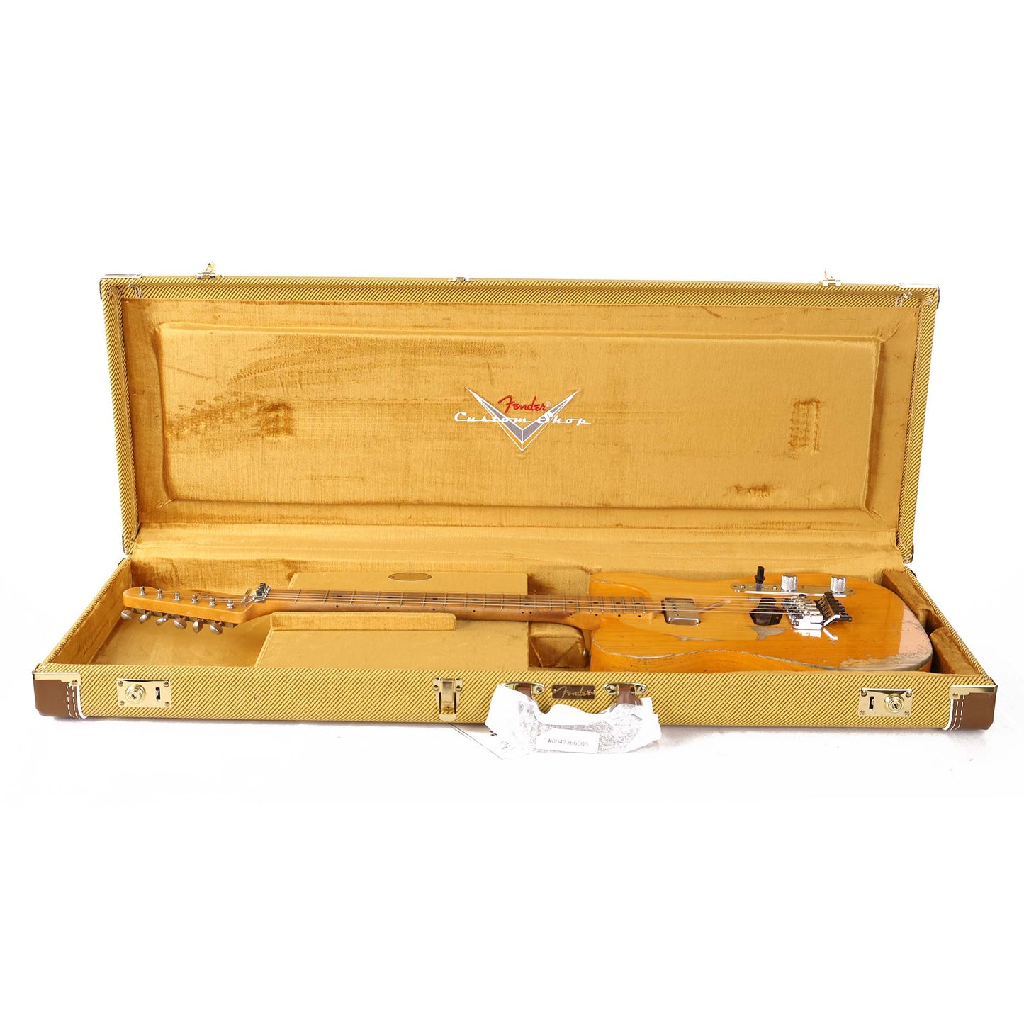 Fender Custom Shop 1952 Telecaster Masterbuilt Hacksaw Relic Todd Krause Super Faded Butterscotch Blonde