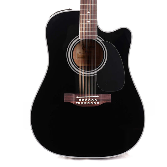 Takamine EF381SC 12-String Dreadnought Acoustic-Electric Black