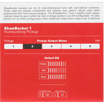 Fender ShawBucker 1 Humbucking Pickup