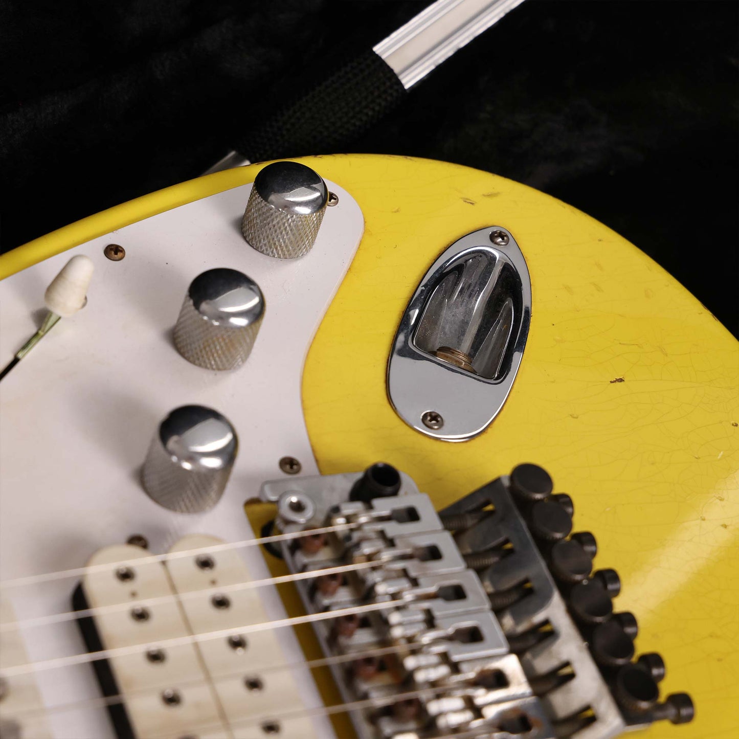Charvel Custom Shop So-Cal 24-Fret HSH Graffiti Yellow Masterbuilt Pat Campolattano