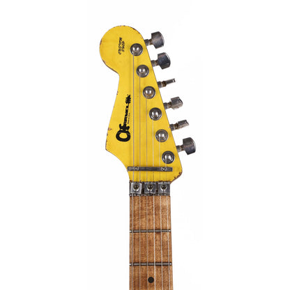 Charvel Custom Shop So-Cal 24-Fret HSH Graffiti Yellow Masterbuilt Pat Campolattano