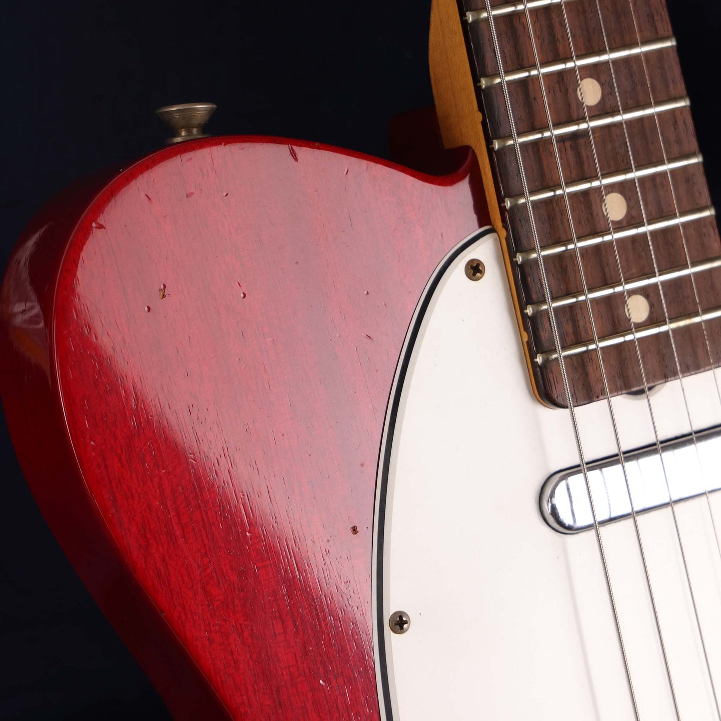 Fender Custom Shop 1963 Telecaster Mahogany Body Journeyman Relic Crimson Transparent 2023