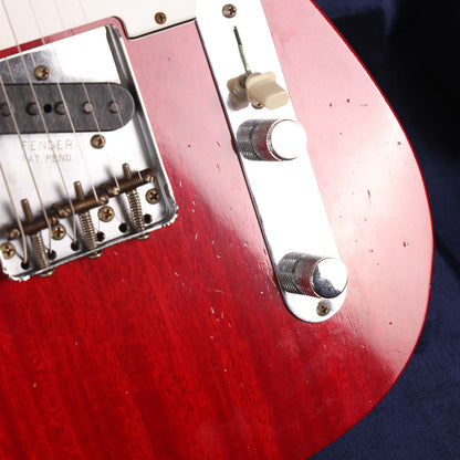 Fender Custom Shop 1963 Telecaster Mahogany Body Journeyman Relic Crimson Transparent 2023