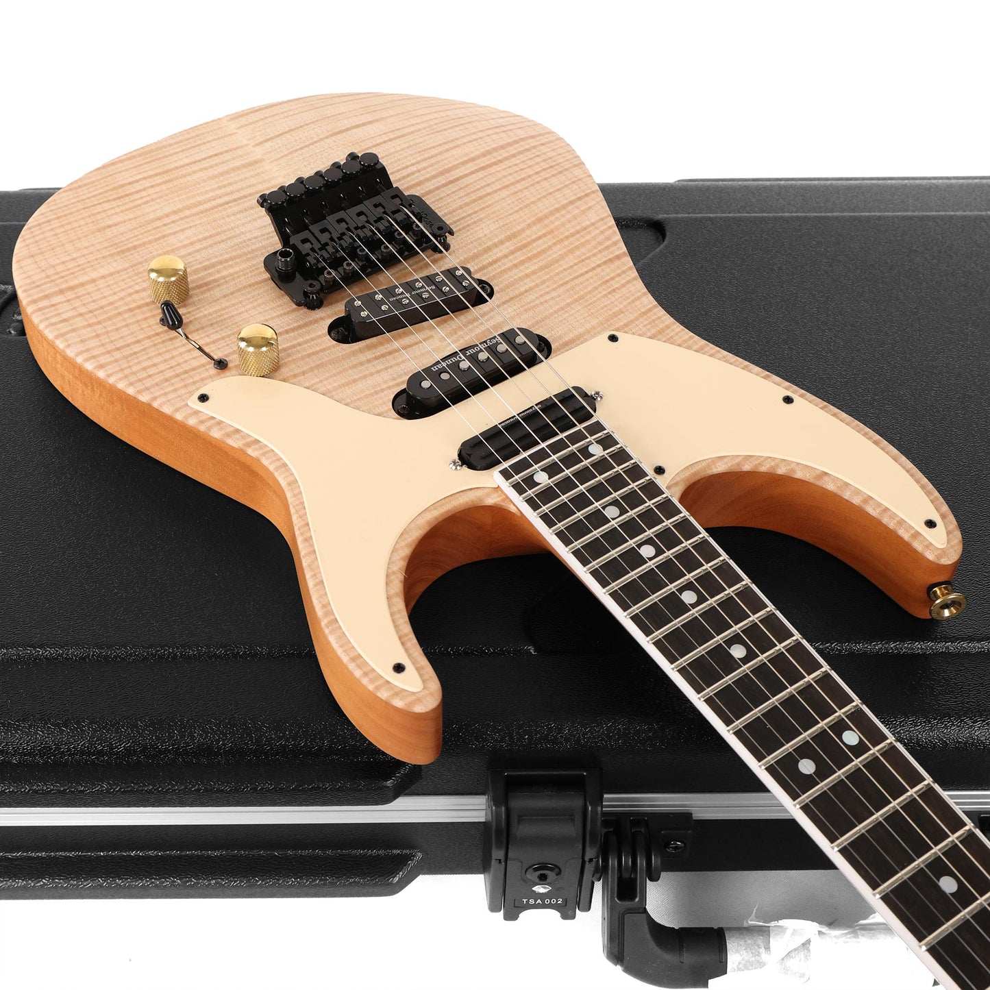 Jackson Custom Shop SL Soloist 3S-V Flame Top Natural