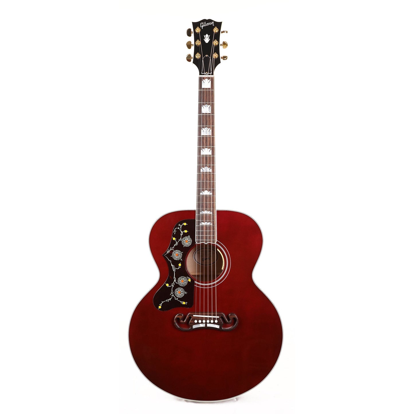 Gibson SJ-200 Standard Acoustic-Electric Left-Handed Wine Red