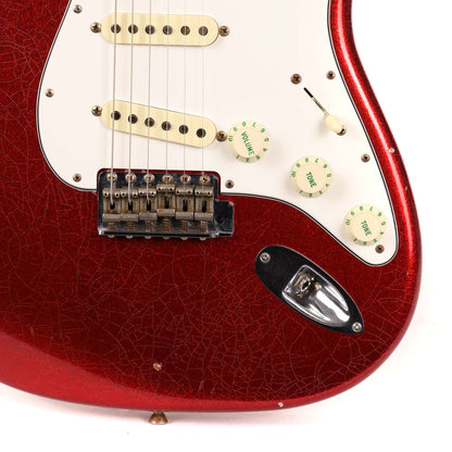 Fender Custom Shop L-Series 1964 Stratocaster Journeyman Relic Red Sparkle 2016