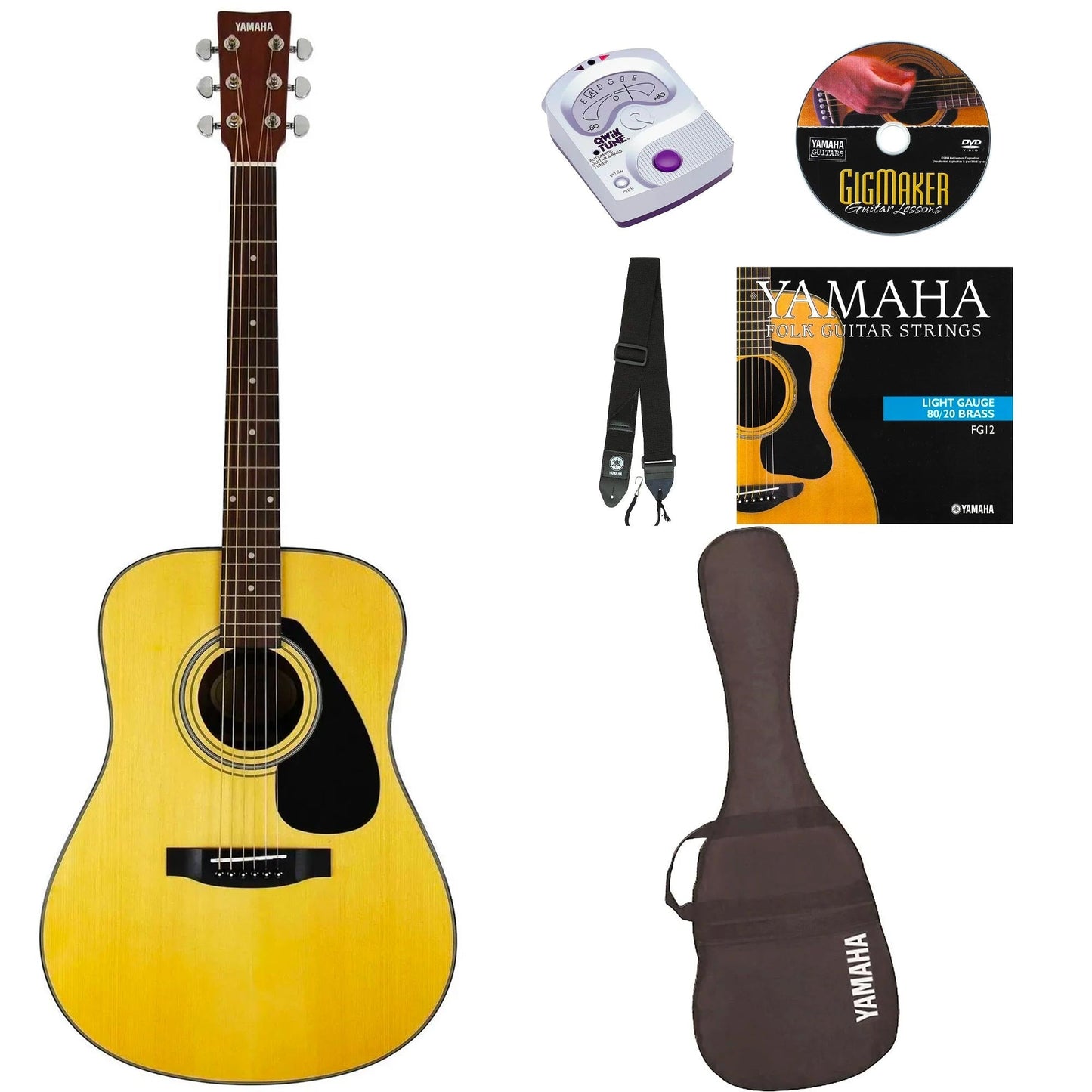 Yamaha GigMaker Standard F325 Acoustic Guitar Beginner Pack