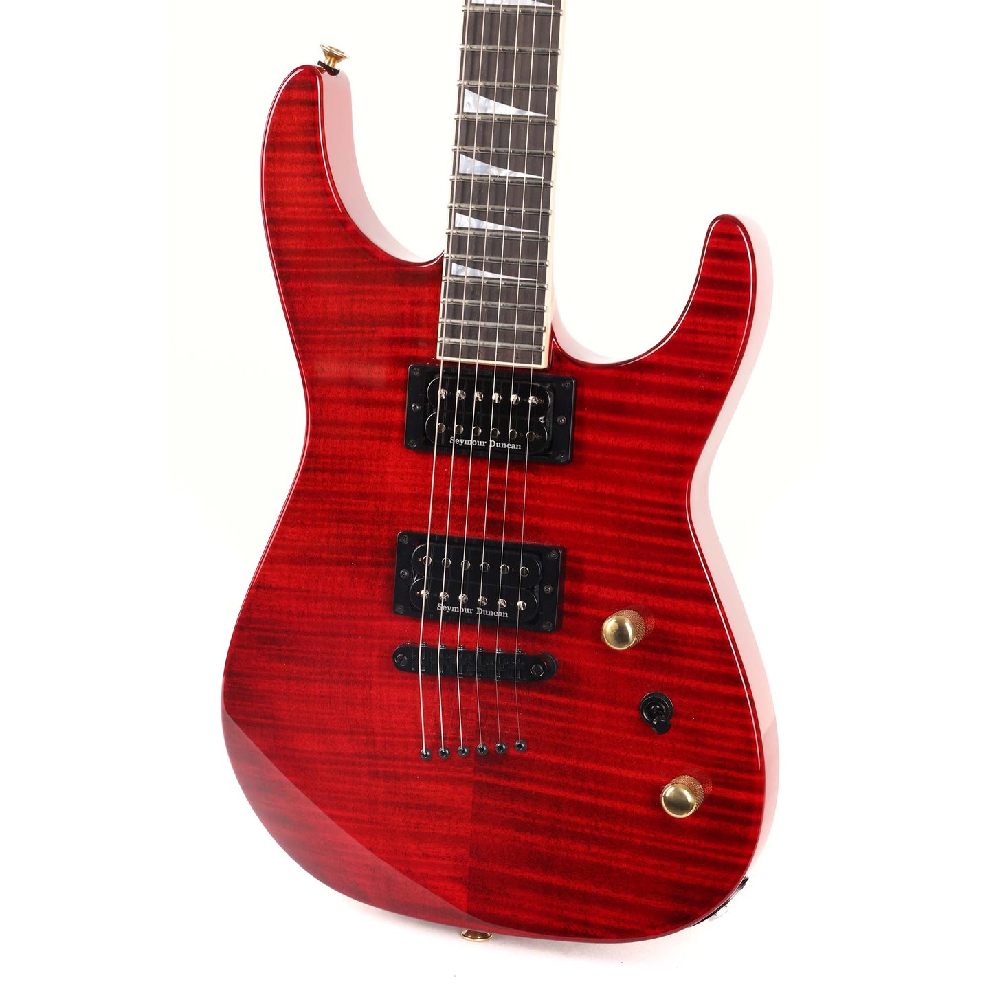 Jackson Custom Shop SL2H-V Soloist Transparent Red Music Zoo Exclusive