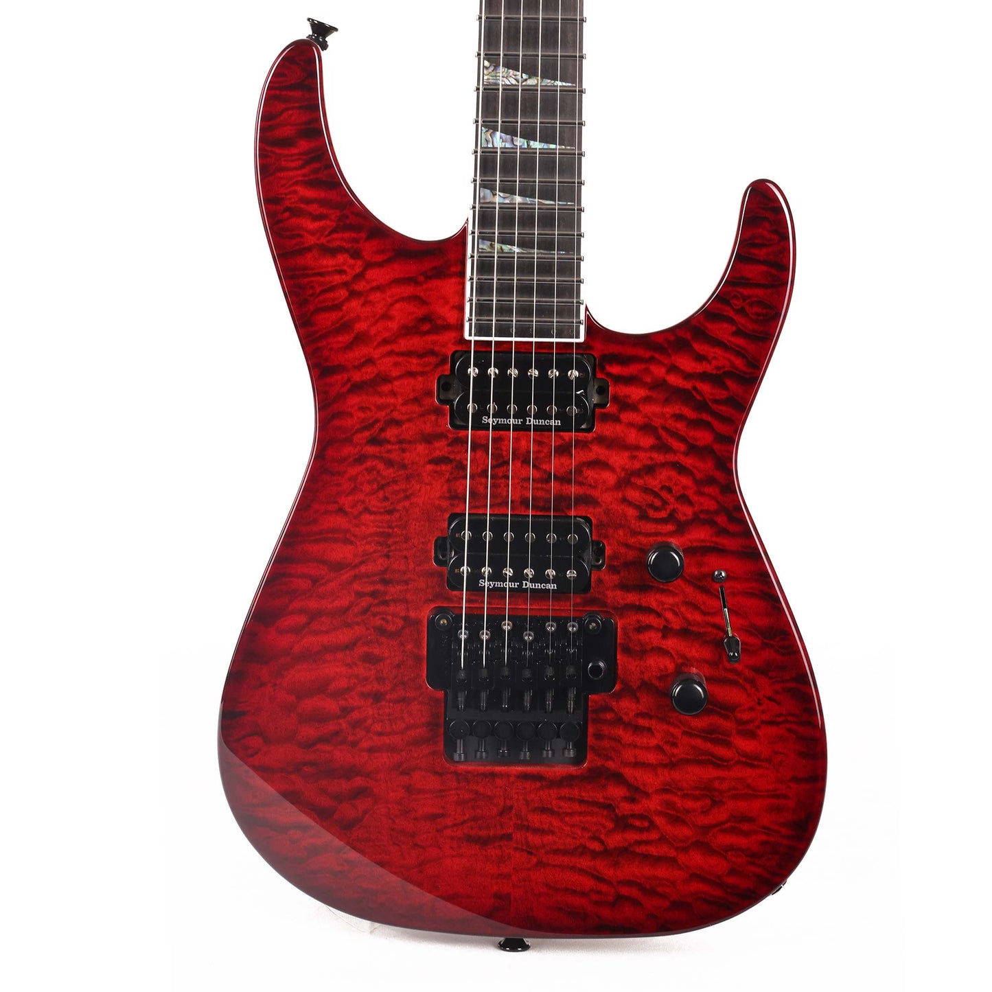 Jackson Custom Shop SL2H Soloist Trans Red Quilt Top