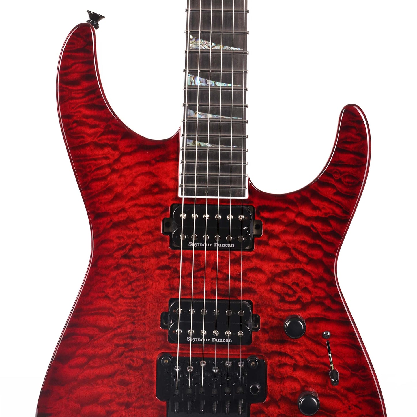 Jackson Custom Shop SL2H Soloist Trans Red Quilt Top