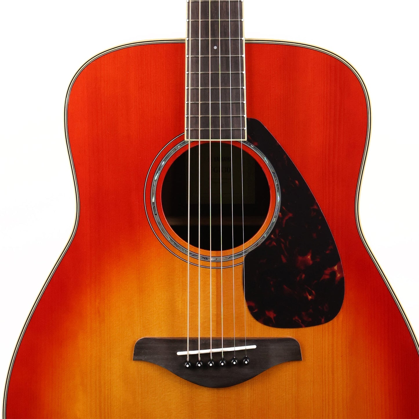 Yamaha FG830 Dreadnought Acoustic Guitar Autumn Burst